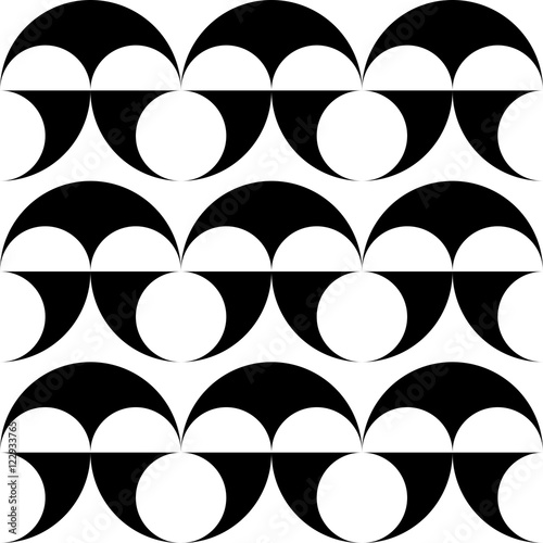 Seamless Curved Shape Pattern