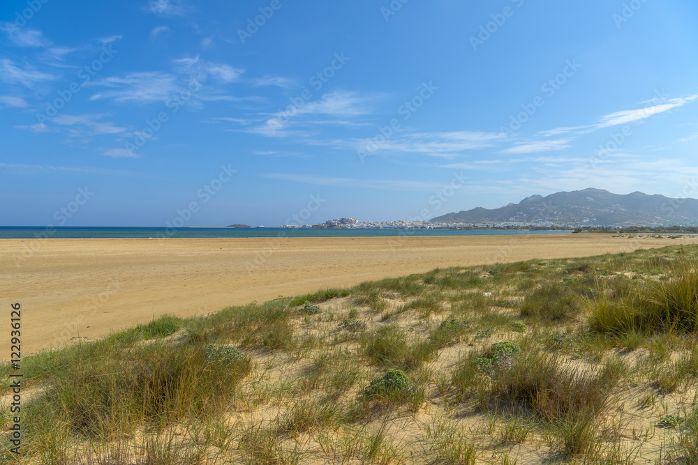 One of the most beautiful beaches in the world in Naxos island,