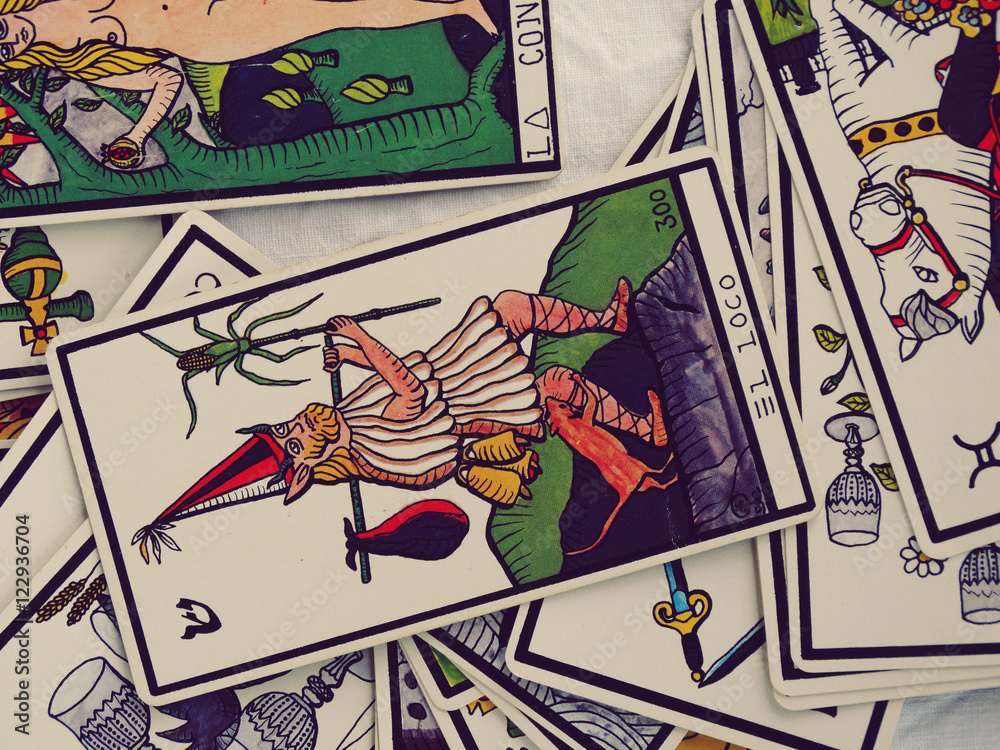 Obraz premium Tarot Cards Mystery Future Reading