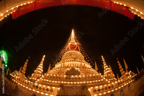 Phra Samut Chedi Pagoda Festival in Thailand. © topten22photo