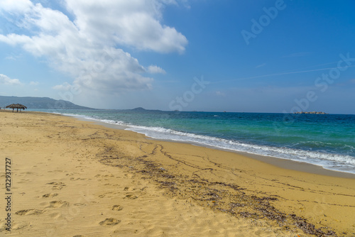 Fototapeta Naklejka Na Ścianę i Meble -  One of the most beautiful beaches in the world in Naxos island,