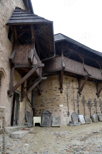 Architecture from Loket village and sky