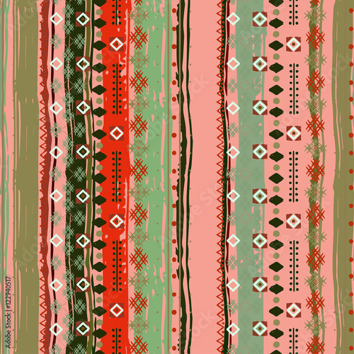 Ethnic. Boho seamless pattern