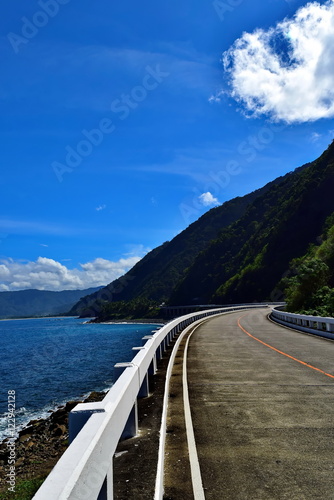 Road in the Philippines with nature