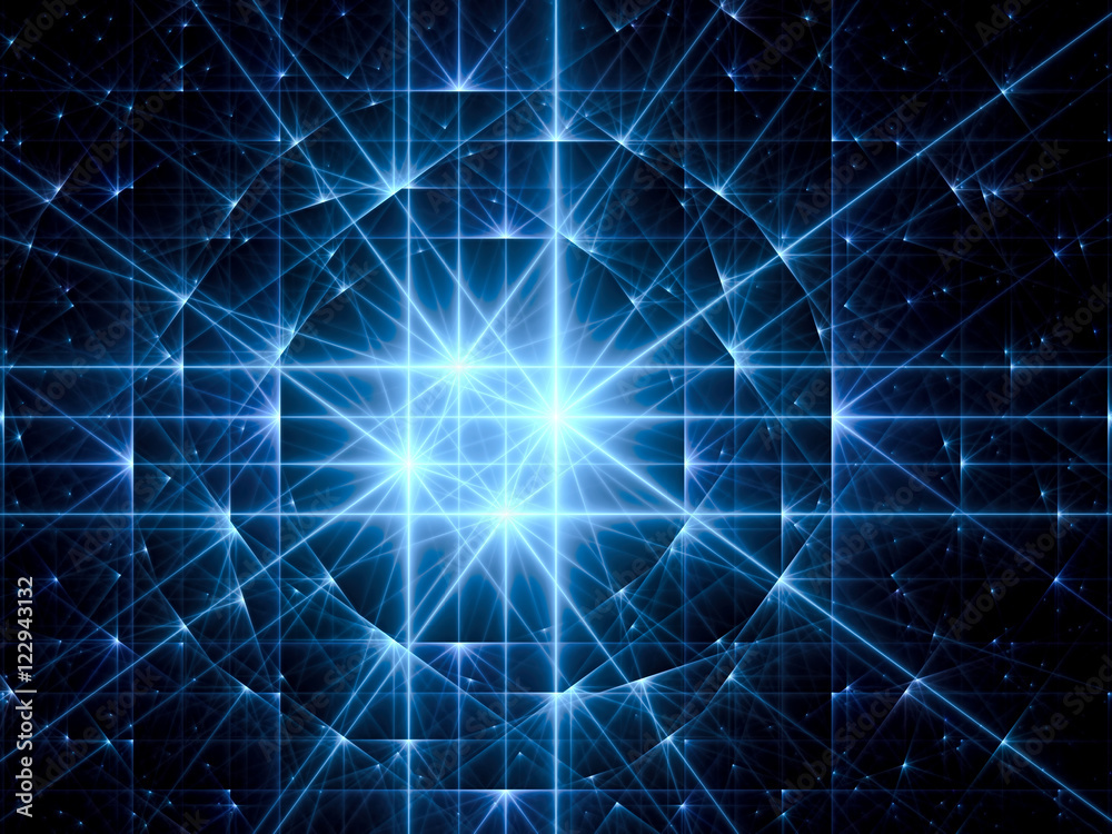Abstract stars in dark - digitally generated image Abstract stars in dark - digitally generated image