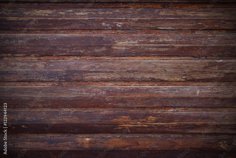 Obraz premium old brown painted wood texture