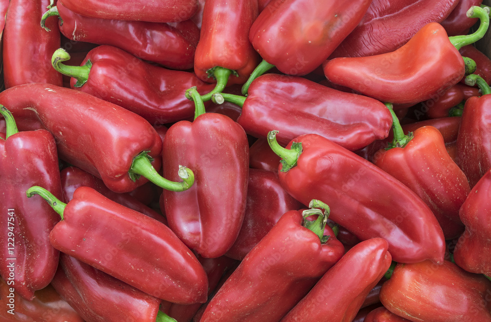Red peppers, full frame Red peppers, full frame