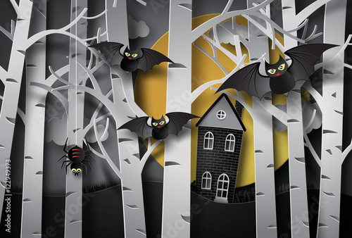 halloween greeting card