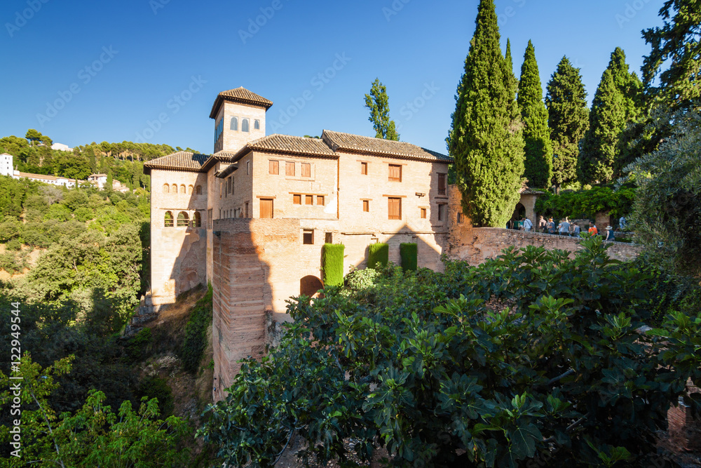 Palacio de Generalife, Granada, Andalusia province, Spain.