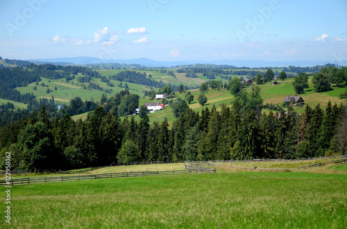 Obraz na płótnie Mountain landscape (The Tatras in Poland) w salonie