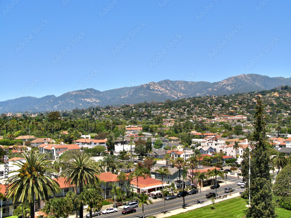 Santa Barbara - cozy resort town in the eponymous district in the state of California, United States of America