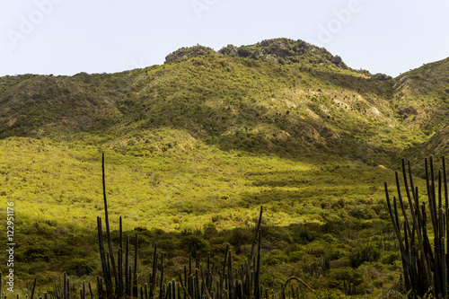 View to Mount Christoffel on Cursacao photo