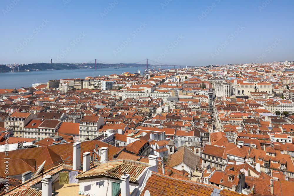 View over the roofs of Lisbon