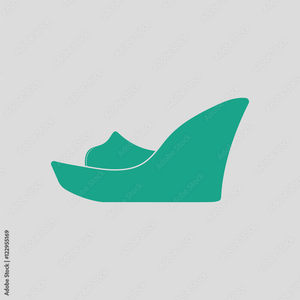 Platform shoe icon Platform shoe icon