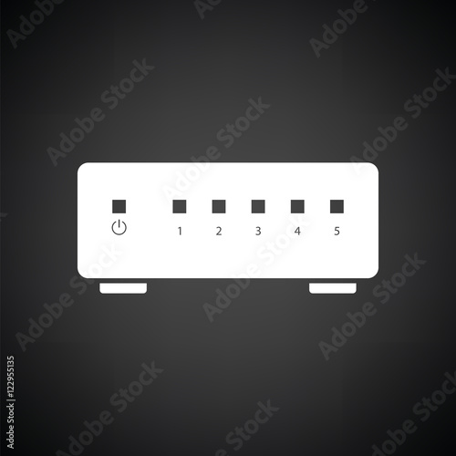 Ethernet switch icon