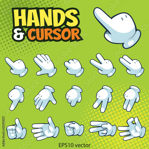 Hand and cursor