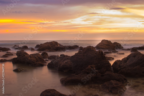 Fototapeta Naklejka Na Ścianę i Meble -  Beach at sunset