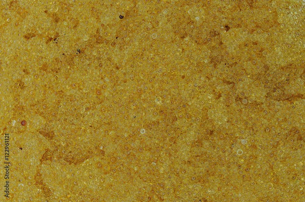 Cation resin macro flat lay Cation resin macro flat lay