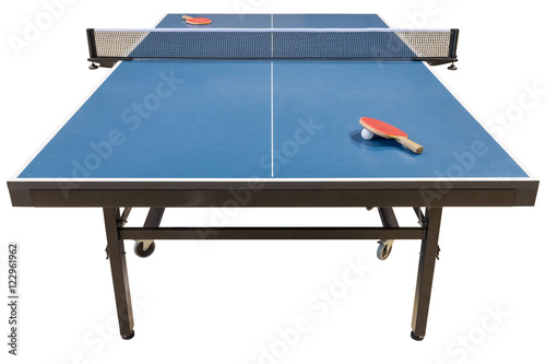 Fotografia table tennis isolated on a white background