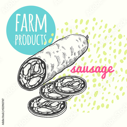 Farmer's sausage product.