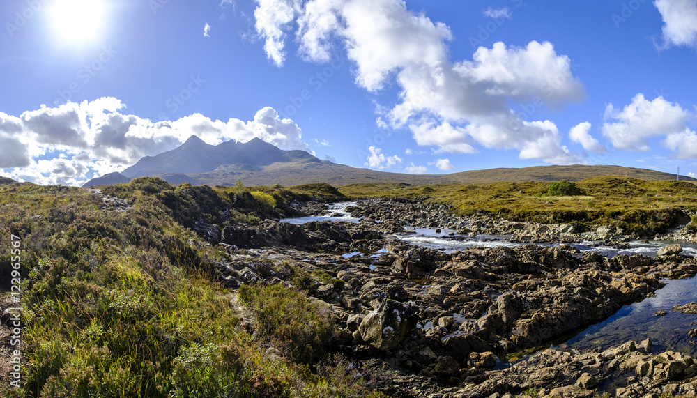 Cuillins and River Sligachan