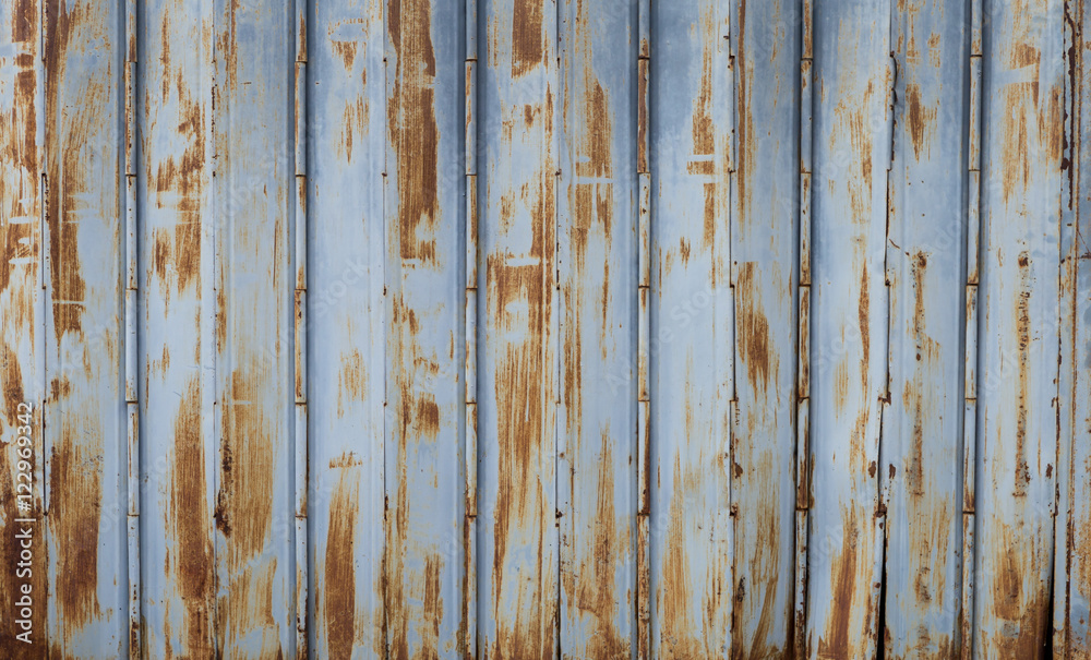 Obraz premium Old rusty metal gate background