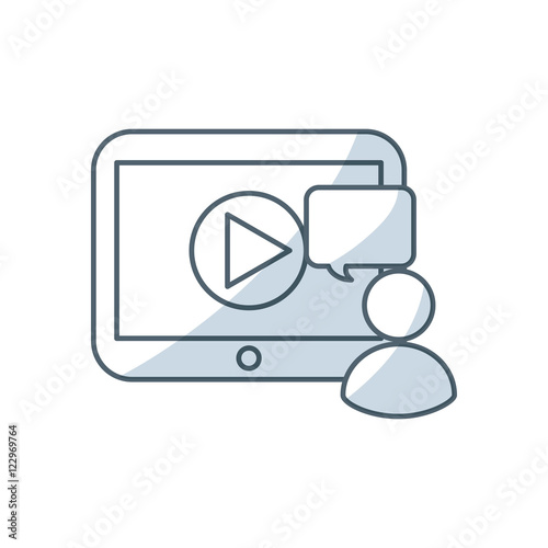 media player device electronic vector illustration design