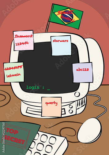 weak computer password security