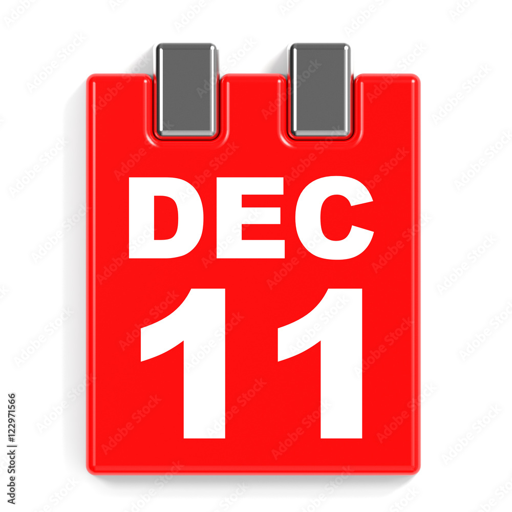 December 11 Calendar on white background Stock Illustration Adobe Stock December 11 Calendar on white background Stock Illustration Adobe Stock