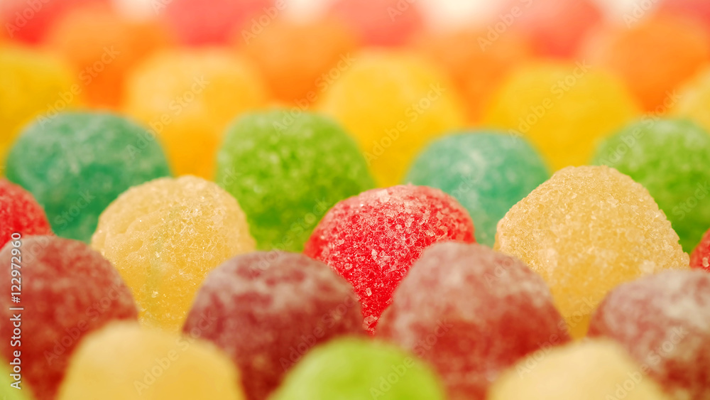 many colorful fruit gelatin in soft focus texture background many colorful fruit gelatin in soft focus texture background