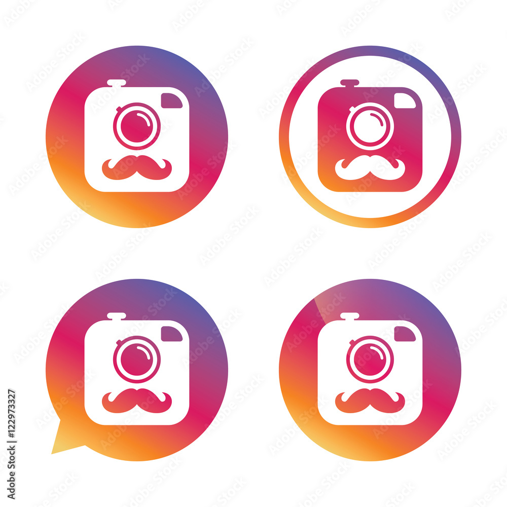 Hipster photo camera sign icon. Retro camera. Hipster photo camera sign icon. Retro camera.