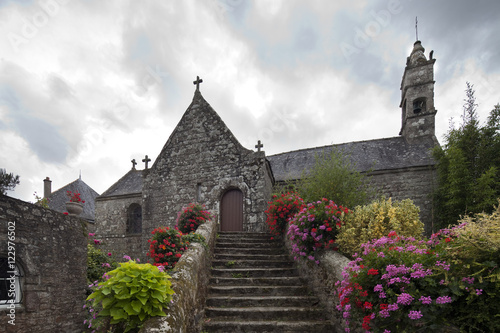 Chapel of The True Cross, town of La Vraie Croix, departament of Morbihan, region of Brittany, France photo