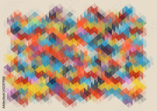low poly abstract mosaic. vector background