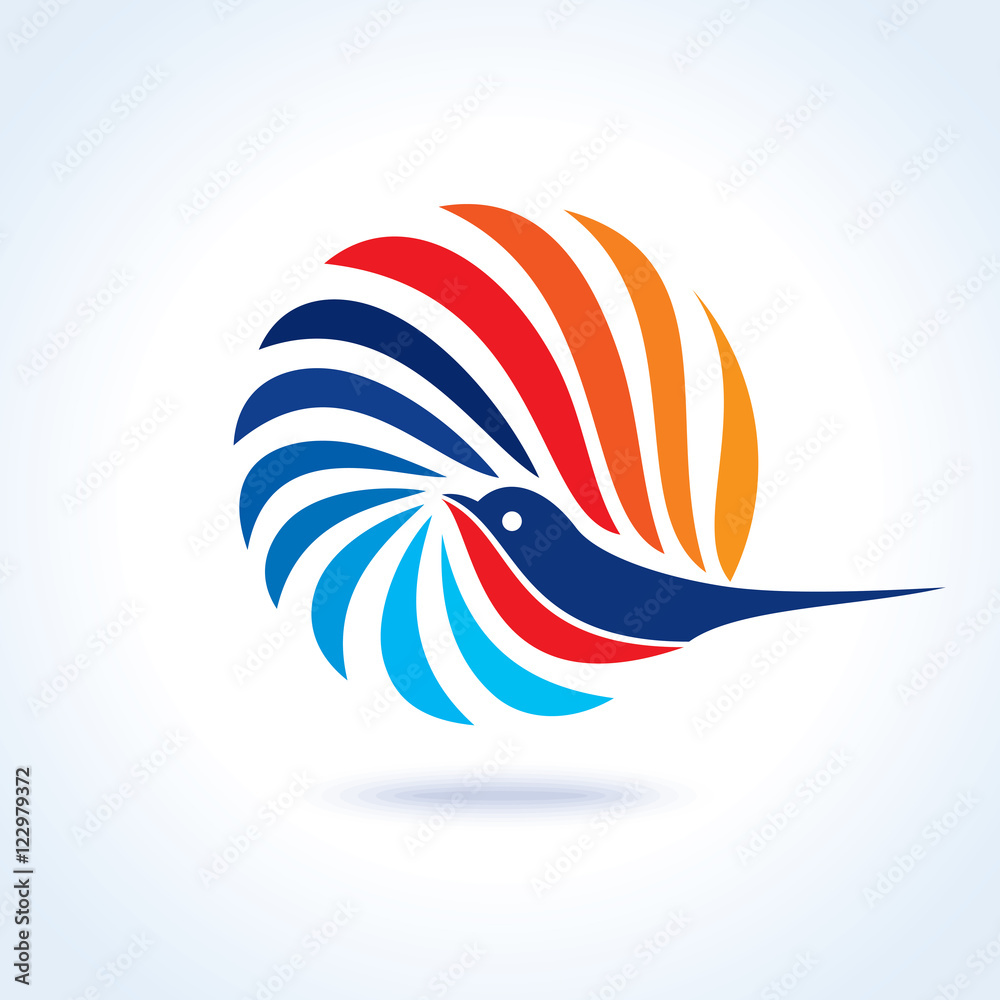 Creative Bird logo design Creative Bird logo design