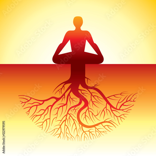 yoga / spa icons and graphic design.