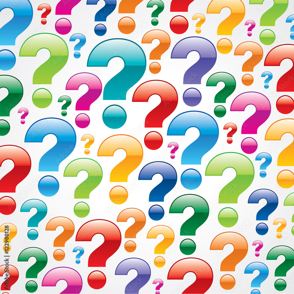 colorful question mark colorful question mark