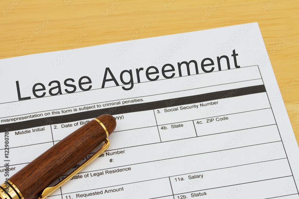 Applying for a Lease Agreement