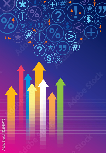 business arrows background