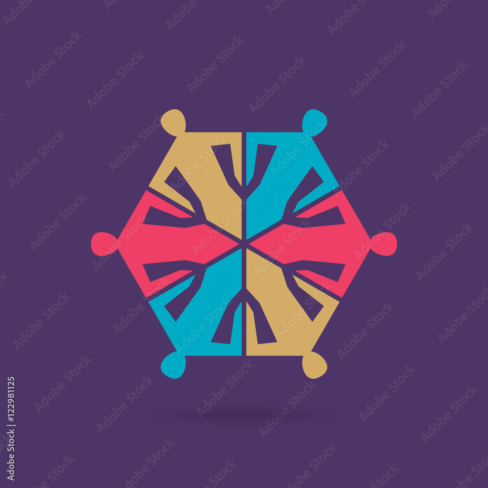 design for teamwork concept design for teamwork concept