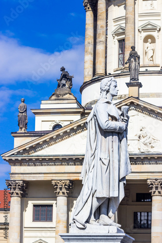 Friedrich Schiller monument. Berlin, Germany