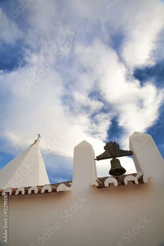 Architectonic detail from the shrine of Nossa Senhora da Rocha, town of Porches, municipality of Lagoa, district of Faro, region of Algarve, Portugal