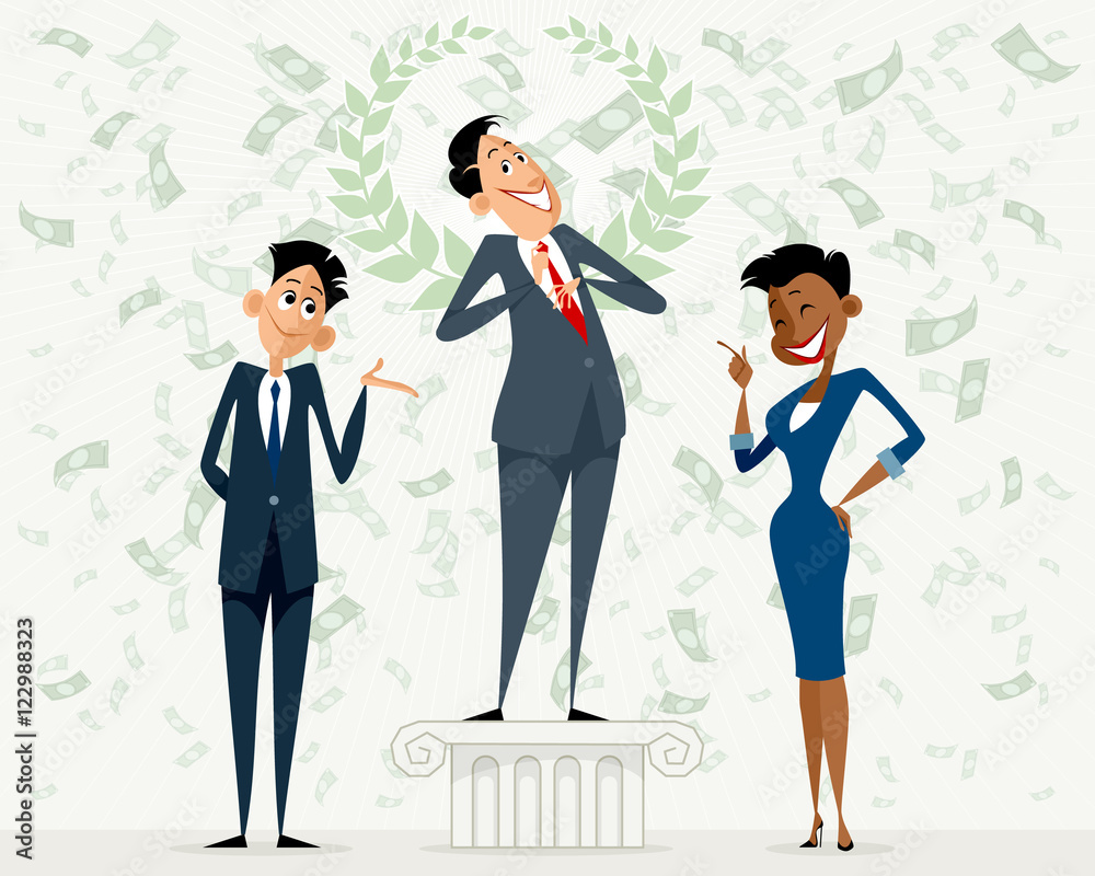 Obraz premium Achieving in business