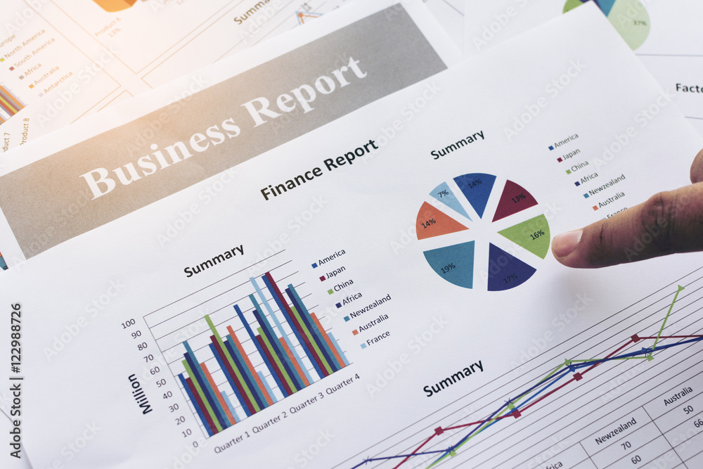 Business graph information diagram Business graph information diagram
