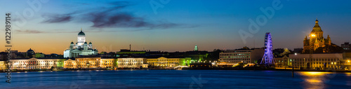 Canvas Print Panorama Helsinki