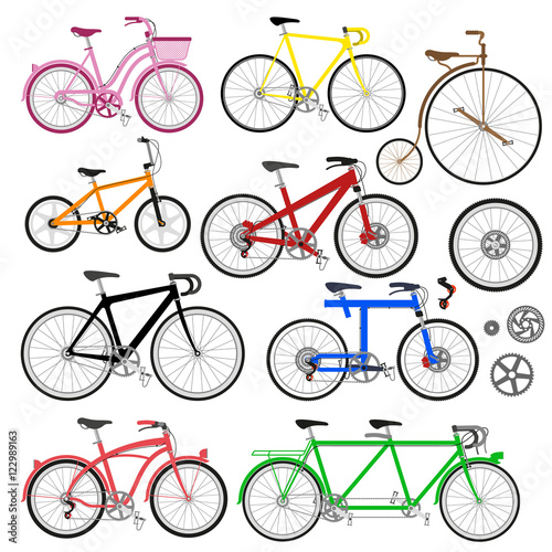 Vector bicycles and parts
