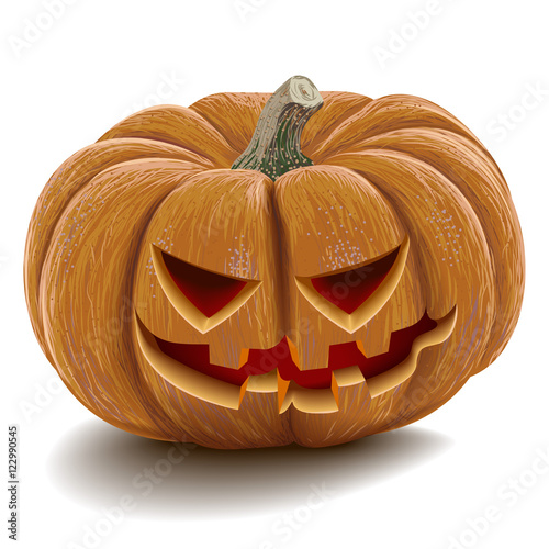 Evil pumpkin for Halloween