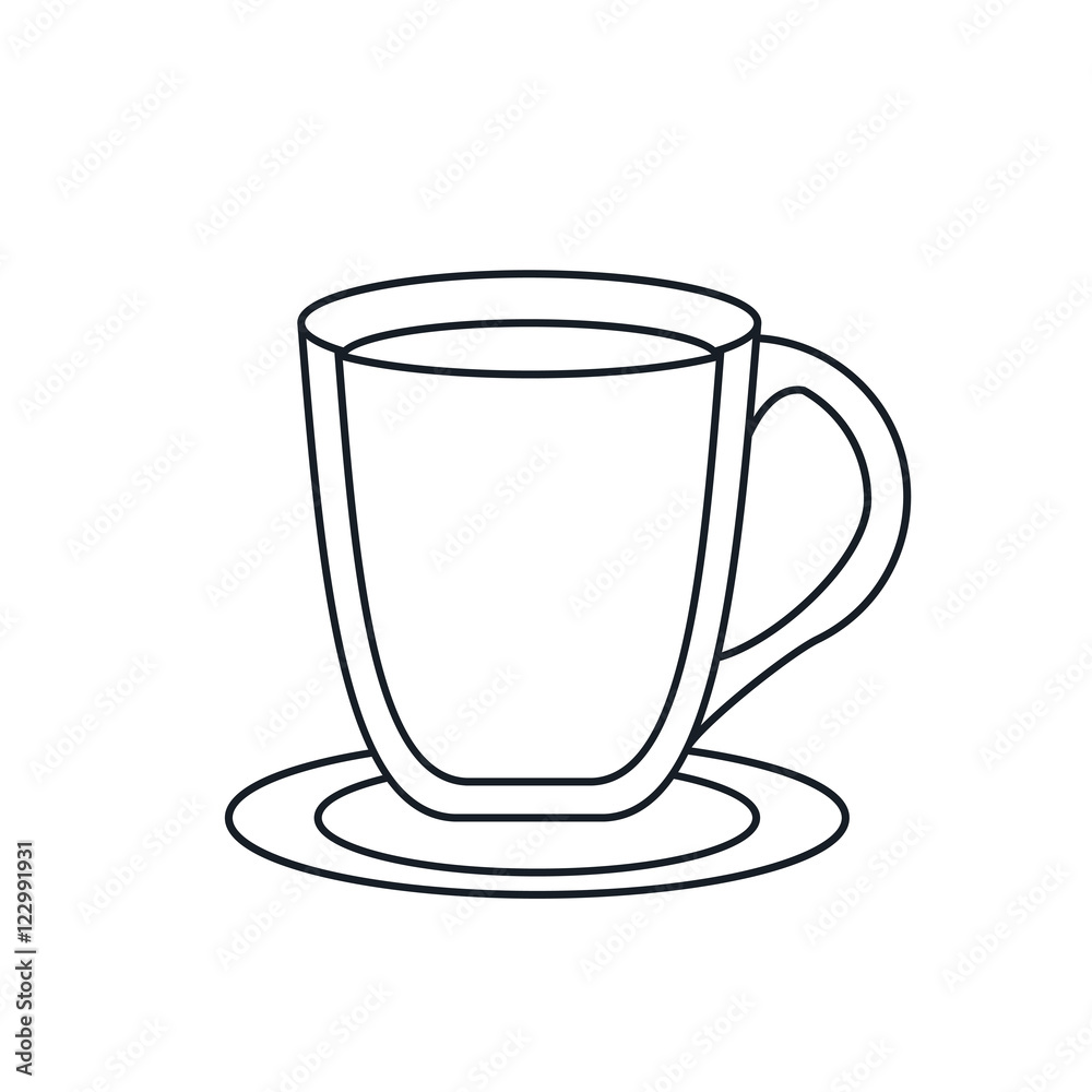 coffee mug icon. Coffe time drink breakfast and beverage theme. Isolated design. Vector illustration coffee mug icon. Coffe time drink breakfast and beverage theme. Isolated design. Vector illustration