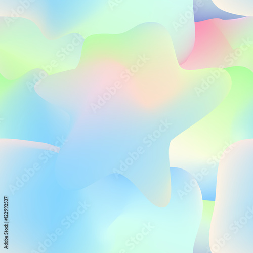 Fluid multicolorl seamless pattern. Vector. photo