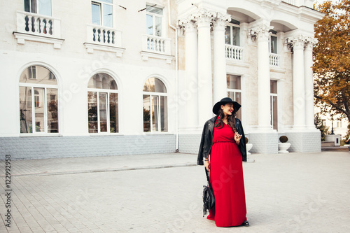 Street fashion, plus size model © Alena Ozerova