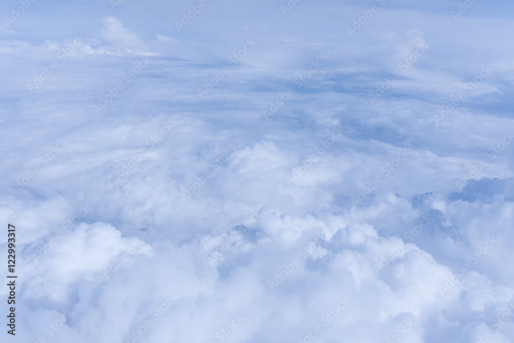 Sky clouds. Over the Clouds. Cloudscape. Blue sky and white cl Sky clouds. Over the Clouds. Cloudscape. Blue sky and white cl